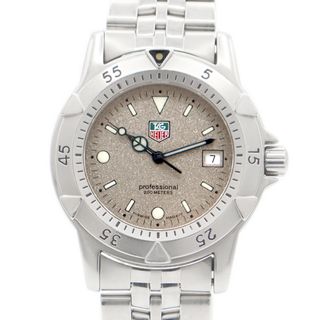 タグホイヤー(TAG Heuer)の電池交換済 TAG Heuer タグホイヤー プロフェッショナル 200 WD1211 K 20 デイト 200m防水 グレー シルバー SS ステンレス メンズ クォーツ【6ヶ月保証】【腕時計】【中古】(腕時計(アナログ))