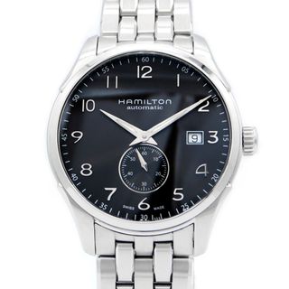 ハミルトン(Hamilton)のHAMILTON ハミルトン ジャズマスター マエストロ H425150 デイト 黒 ブラック SS ステンレス メンズ 自動巻き【6ヶ月保証】【腕時計】【中古】(腕時計(アナログ))