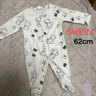 シーイン(SHEIN)のSHEIN☆薄いロンパース☆62cm(ロンパース)