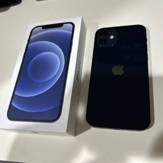 アイフォーン(iPhone)のiPhone 12 ブラック 64 GB SIMフリー(スマートフォン本体)