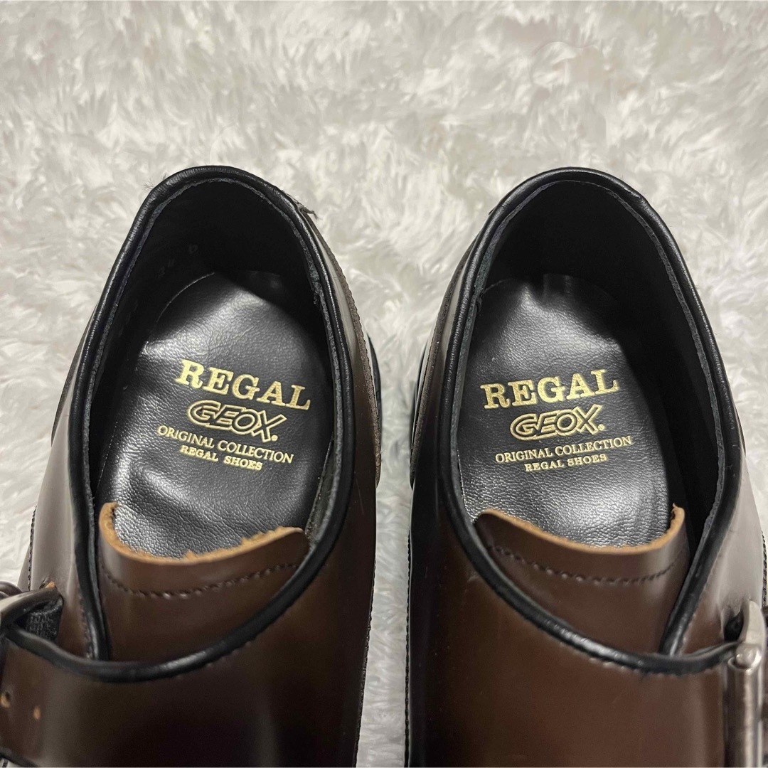 REGAL(リーガル)のREGAL 茶 革靴 ドレスシューズ ブラウン ビジネスシューズ レザー　24 メンズの靴/シューズ(ドレス/ビジネス)の商品写真