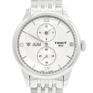 ティソ(TISSOT)の内部点検済 TISSOT ティソ Tクラシック ロックル クロノグラフ T006.428.11.038.02 デイト シルバー SS ステンレス メンズ 自動巻き【6ヶ月保証】【腕時計】【中古】(腕時計(アナログ))