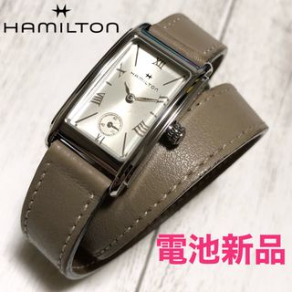 約12-16cmバンド幅【新品】ハミルトン HAMILTON 腕時計 レディース H24211732 ベンチュラ VENTURA クオーツ ブラックxブラック アナログ表示