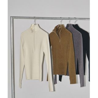 トゥデイフル(TODAYFUL)の新品未使用　Halfzip Rib Knit TODAYFUL(ニット/セーター)