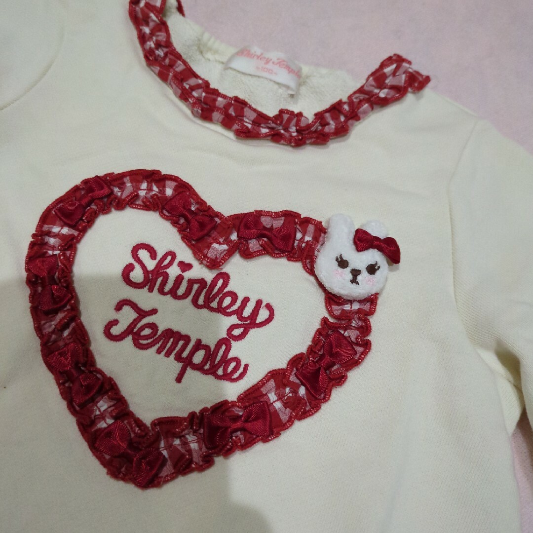 Shirley Temple(シャーリーテンプル)のシャーリーテンプル　うさぎトレーナー キッズ/ベビー/マタニティのキッズ服女の子用(90cm~)(Tシャツ/カットソー)の商品写真