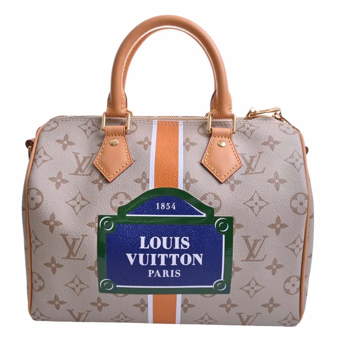 レディースLOUIS VUITTON ルイヴィトン モノパナム スピーディ バンドリエール25 2WAY ハンドバッグ ミニボストンバッグ M46749 ベージュ by