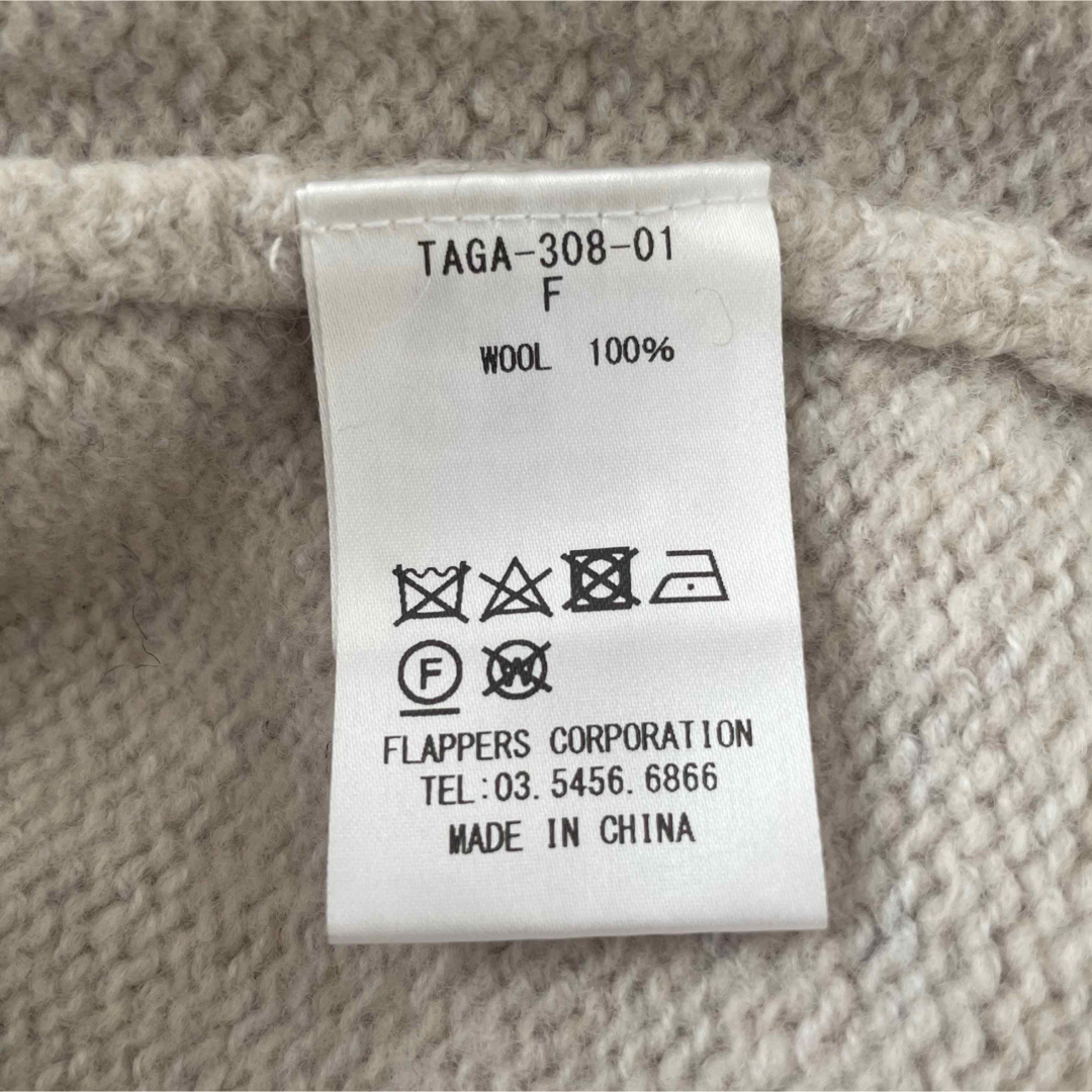 TICCA(ティッカ)のTICCA ティッカ ウール100%  オーバーサイズ Vネックニット セーター レディースのトップス(ニット/セーター)の商品写真