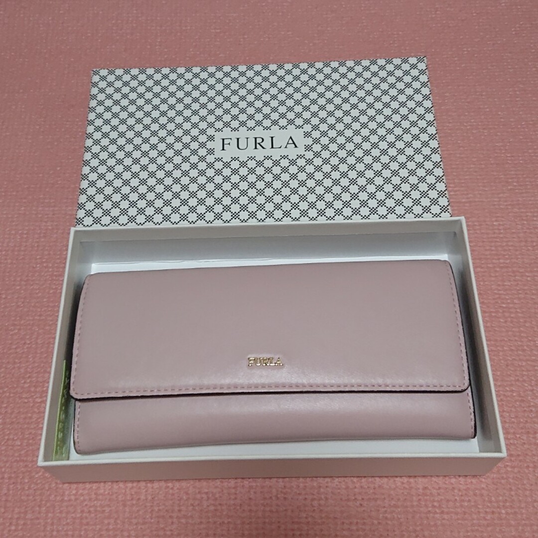 薄型 長財布 さくら色 ピンク フルラコインケース