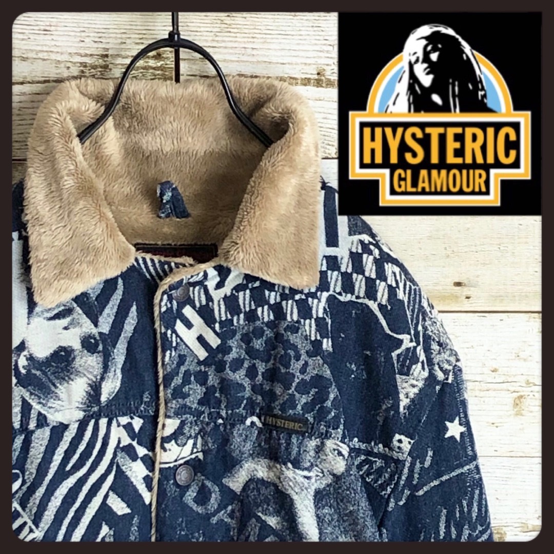 HYSTERIC GLAMOUR(ヒステリックグラマー)のhystericglamour ヒステリックグラマー ブルゾン ジャケット 刺繍 メンズのジャケット/アウター(ブルゾン)の商品写真