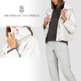 ブルネロクチネリ(BRUNELLO CUCINELLI)のL56★22-23AW★未使用★カシミヤつきパファージャケット ブルネロクチネリ(ブルゾン)