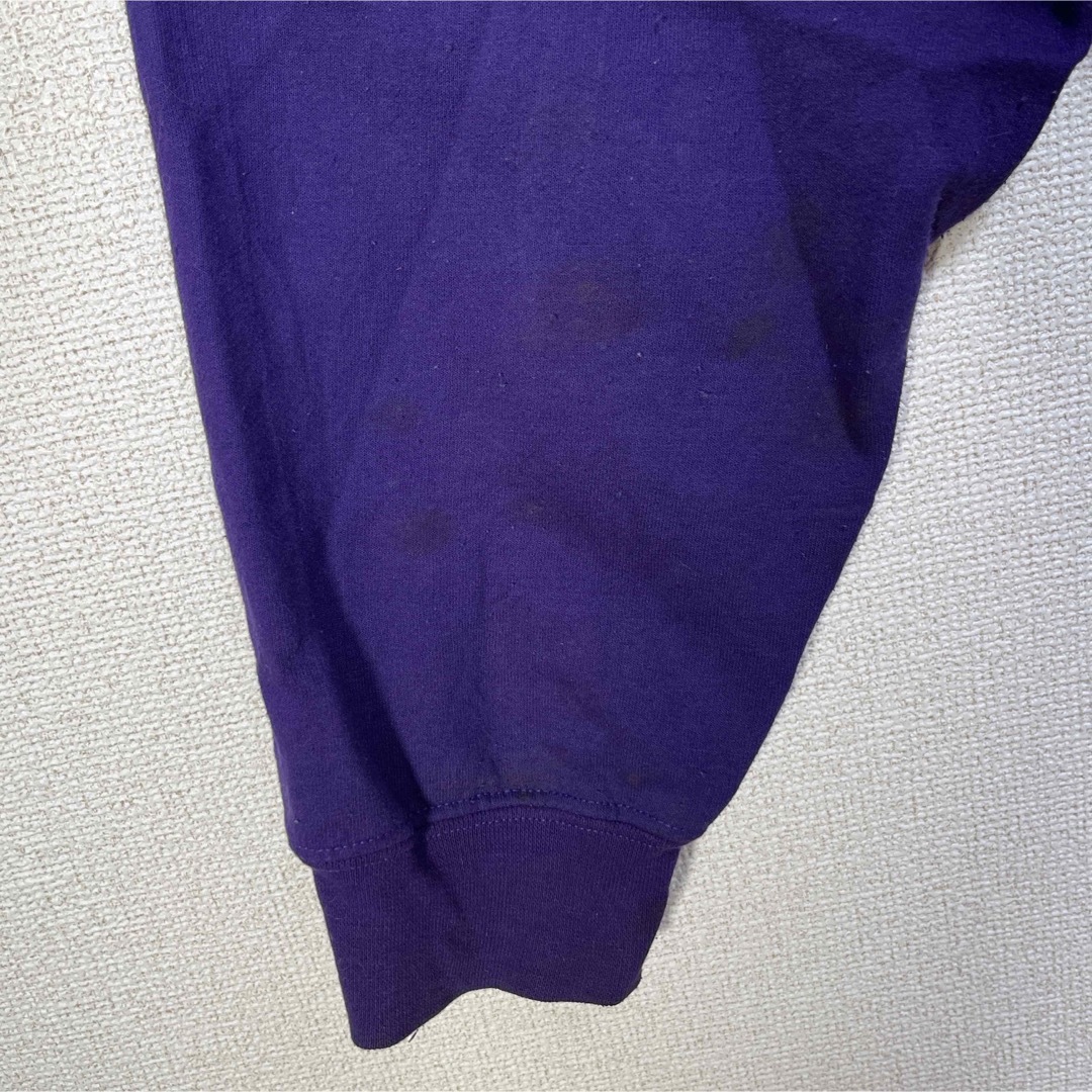 【魚】フルジップパーカー　紫　フィッシング　裏起毛　バックプリント　企業ロゴ２G メンズのトップス(パーカー)の商品写真