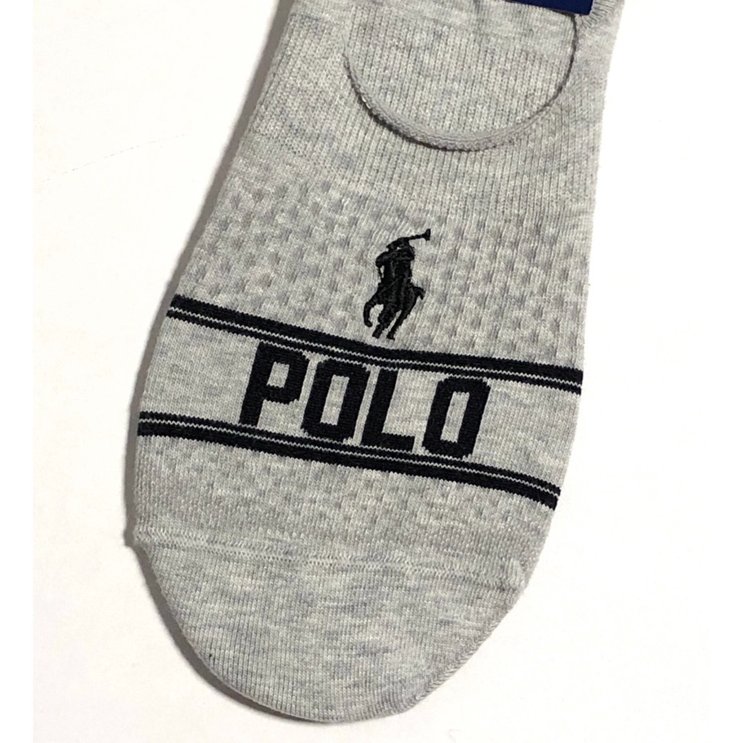 POLO RALPH LAUREN(ポロラルフローレン)のグレー　ポロラルフローレン  ソックス　靴下　ポロソックス　レディース レディースのレッグウェア(ソックス)の商品写真