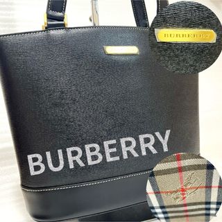 BURBERRY - 【極美品】バーバリー ハンドバッグ サフィアーノレザー