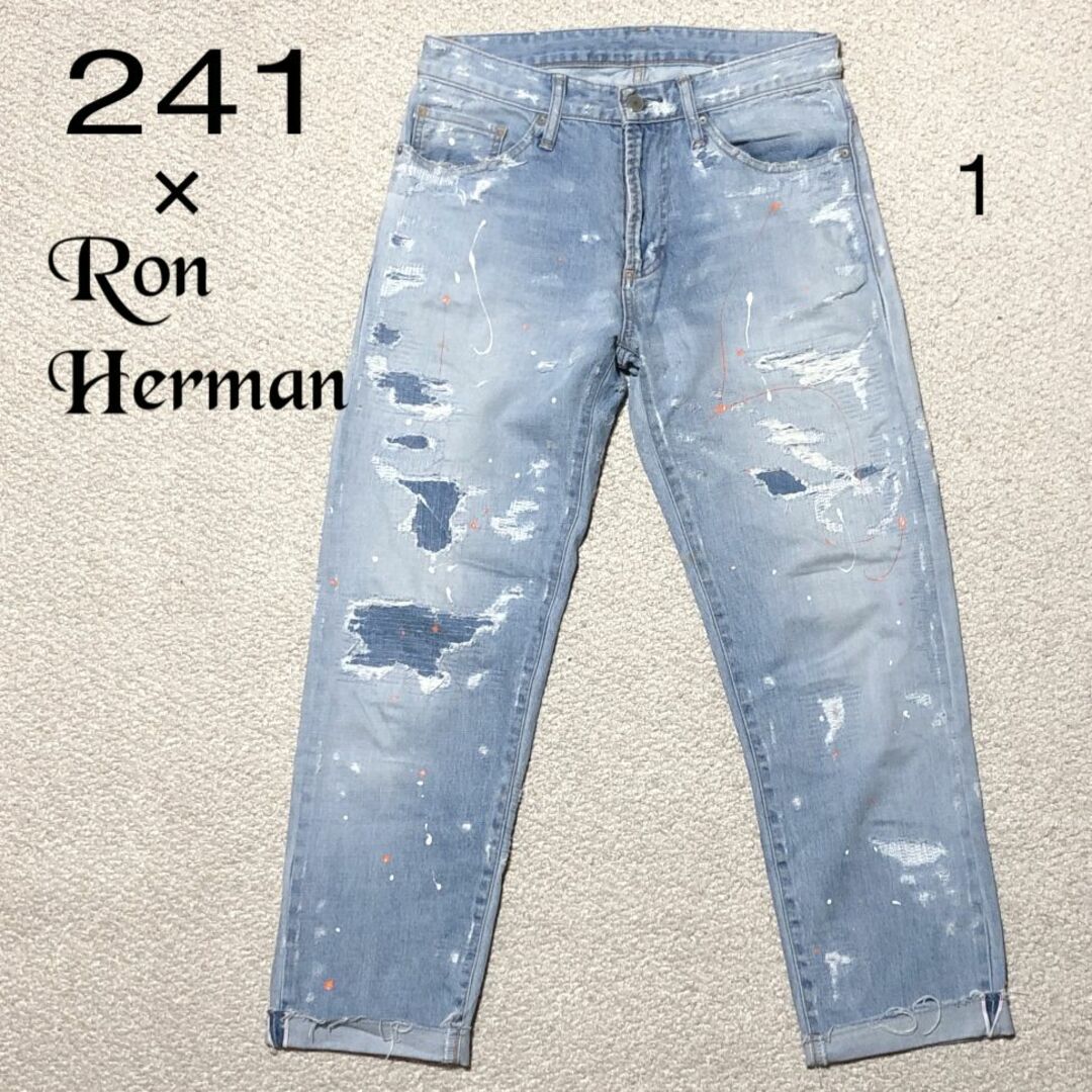 241(トゥーフォーワン)のロンハーマン×241 クロップドデニム/ニイヨンイチ Ron Herman メンズのパンツ(デニム/ジーンズ)の商品写真