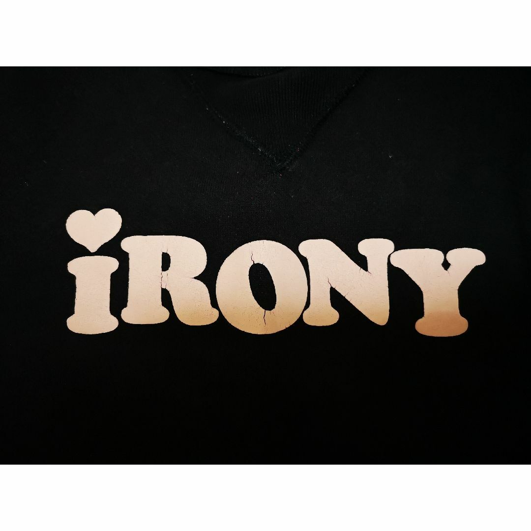 IRONY(アイロニー)のIRONY 裏起毛トレーナー100size キッズ/ベビー/マタニティのキッズ服女の子用(90cm~)(Tシャツ/カットソー)の商品写真