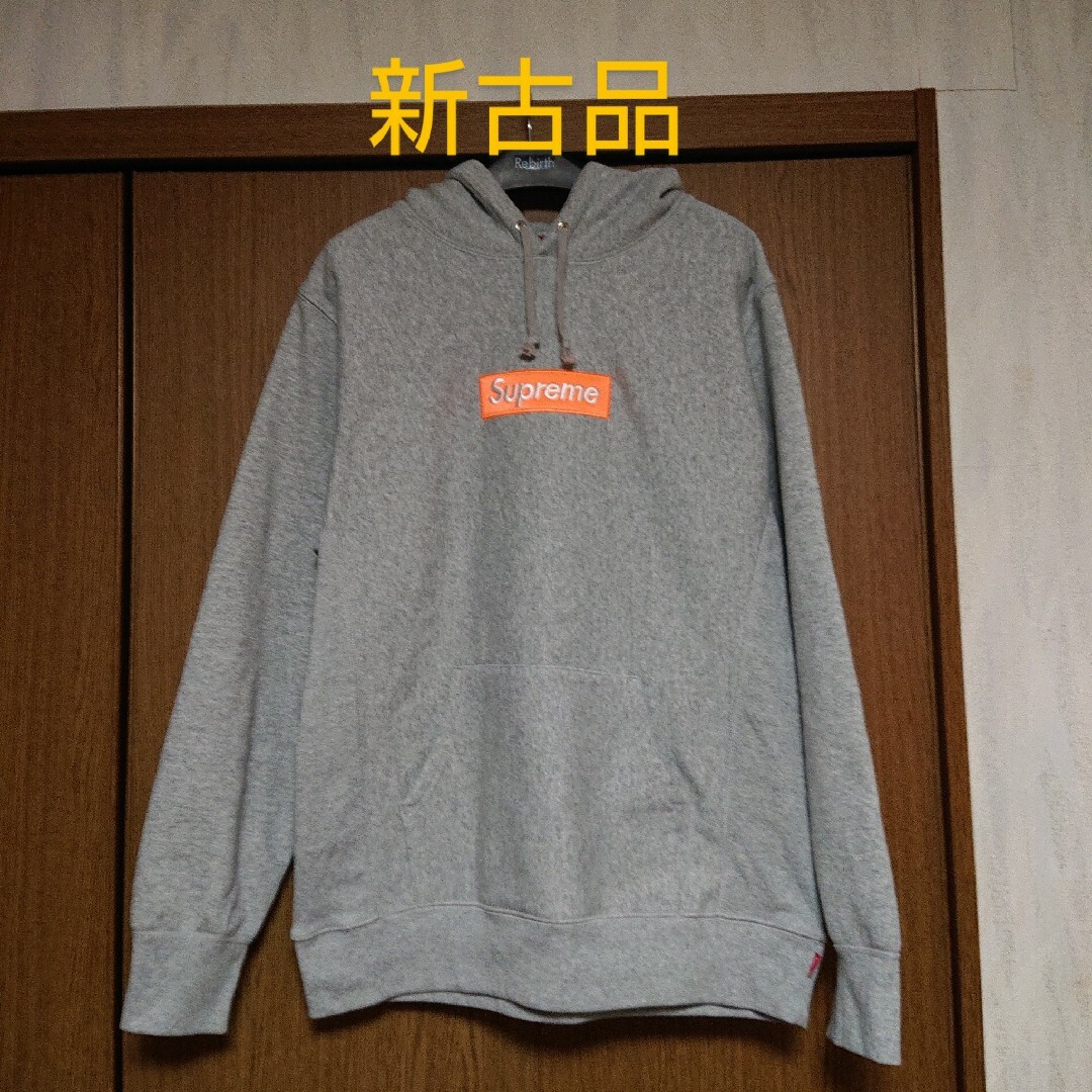 メンズSupreme 17aw box logo hooded sweatshirt