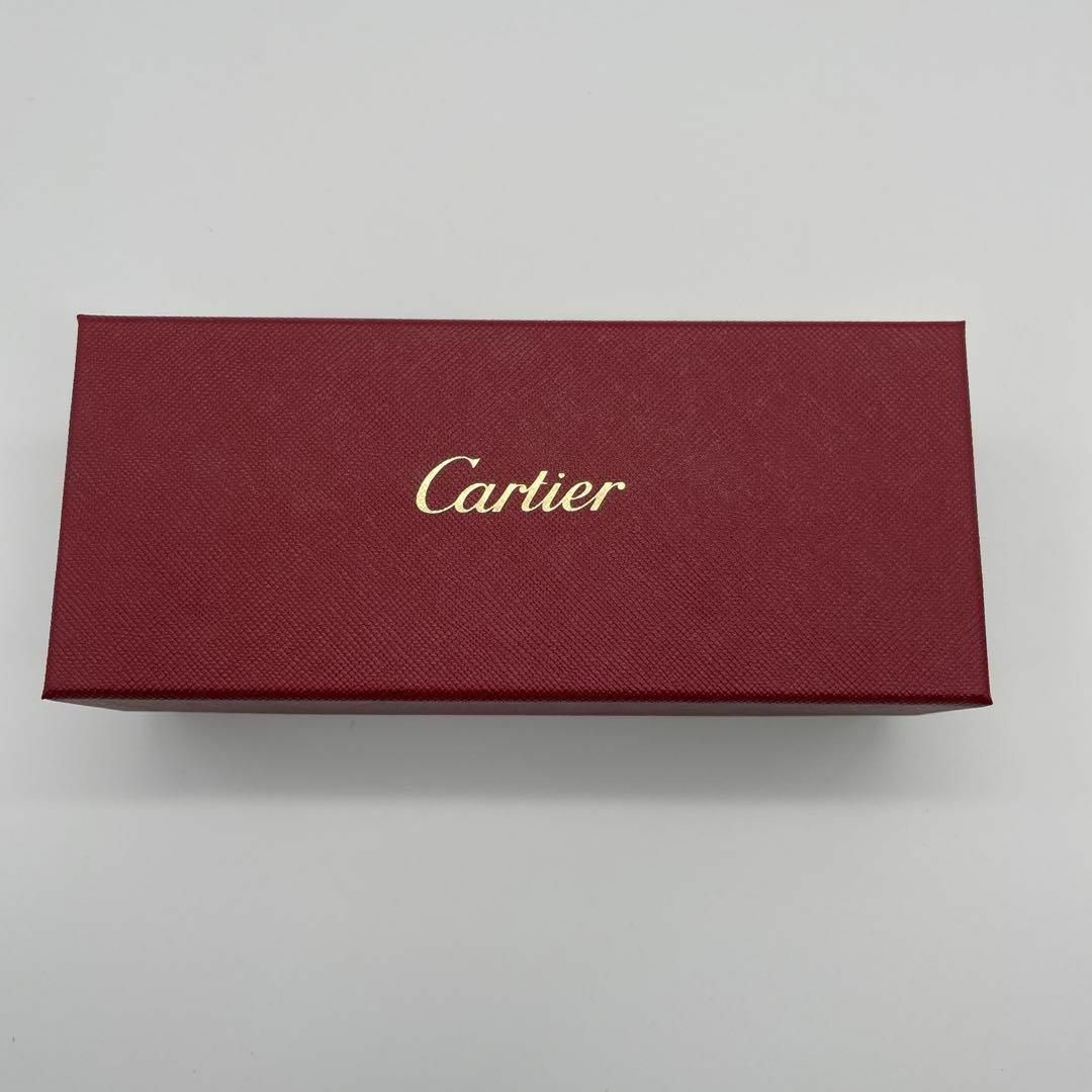 Cartier(カルティエ)の【ほぼ新品】Cartier サングラス　ブラック、赤フレーム メンズのファッション小物(サングラス/メガネ)の商品写真