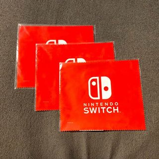 ニンテンドースイッチ(Nintendo Switch)の新品３枚 Nintendo Switch マイクロファイバークロス　①(その他)