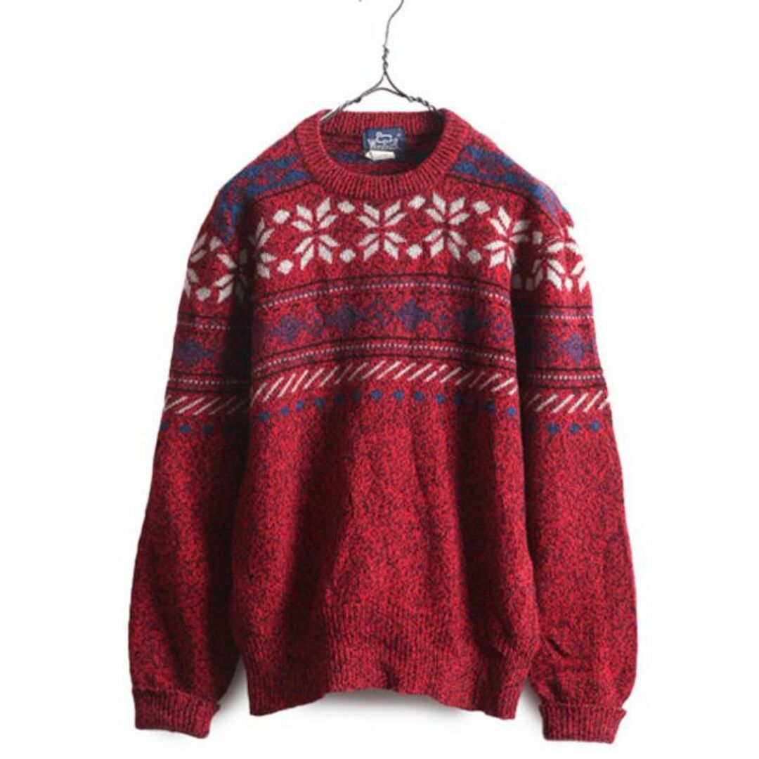 WOOLRICH - 80s ウールリッチ ノルディック ニット セーター WOOLRICH - 80s ウールリッチ ノルディック ニット セーター