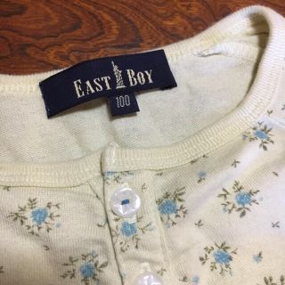 イーストボーイ(EASTBOY)の100㎝ East Boy 花柄カットソー 長袖 ロンT(Tシャツ/カットソー)