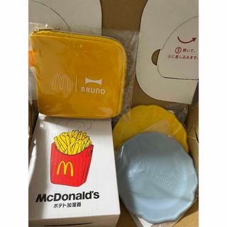 マクドナルド - 未使用　マクドナルド　2024 福袋　ポテト加湿器　BRUNO