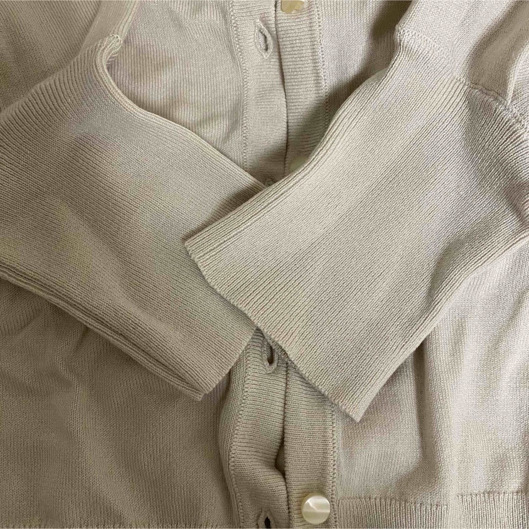 GU(ジーユー)のポンチフレアスカート 34 BRAUN＆ボリュームスリーブカーディガン(長袖)  レディースのトップス(カーディガン)の商品写真