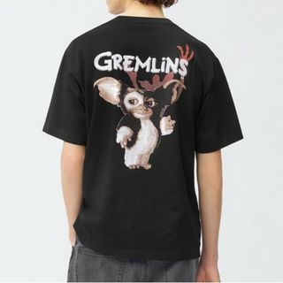 ジーユー(GU)のお値下げ！新品未使用未開封　ＧＵ グラフィックTシャツ　キズモ　XXL ブラック(Tシャツ/カットソー(半袖/袖なし))