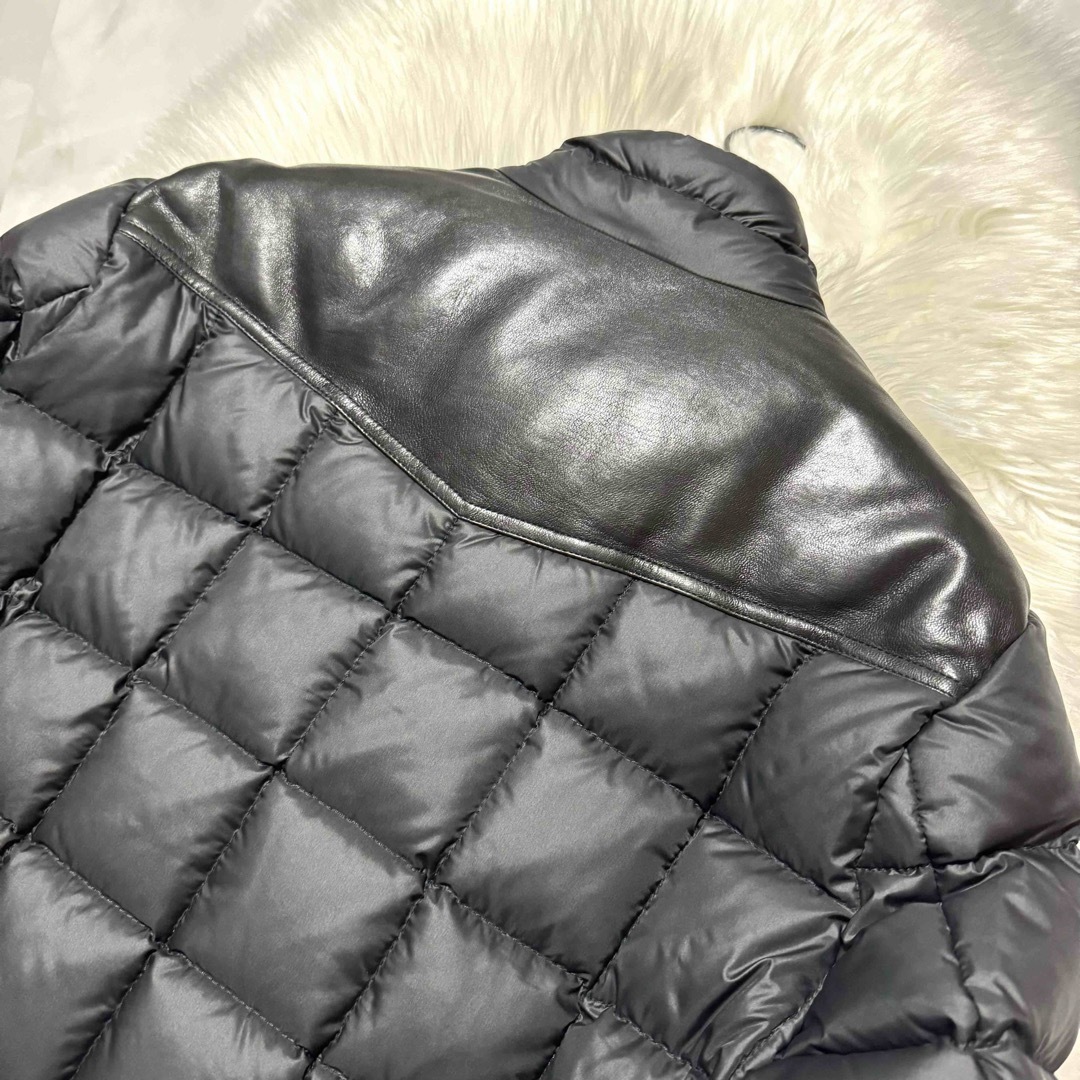 BALMAIN - 本物 美品 コレクショモデル バルマンオム レザー切替 BALMAIN - 本物 美品 コレクショモデル バルマンオム レザー切替