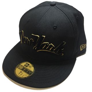 ニューエラー(NEW ERA)のニューエラ/NEW ERA ヤンキース59FIFTY 黒 金 ブラック ゴールド(キャップ)