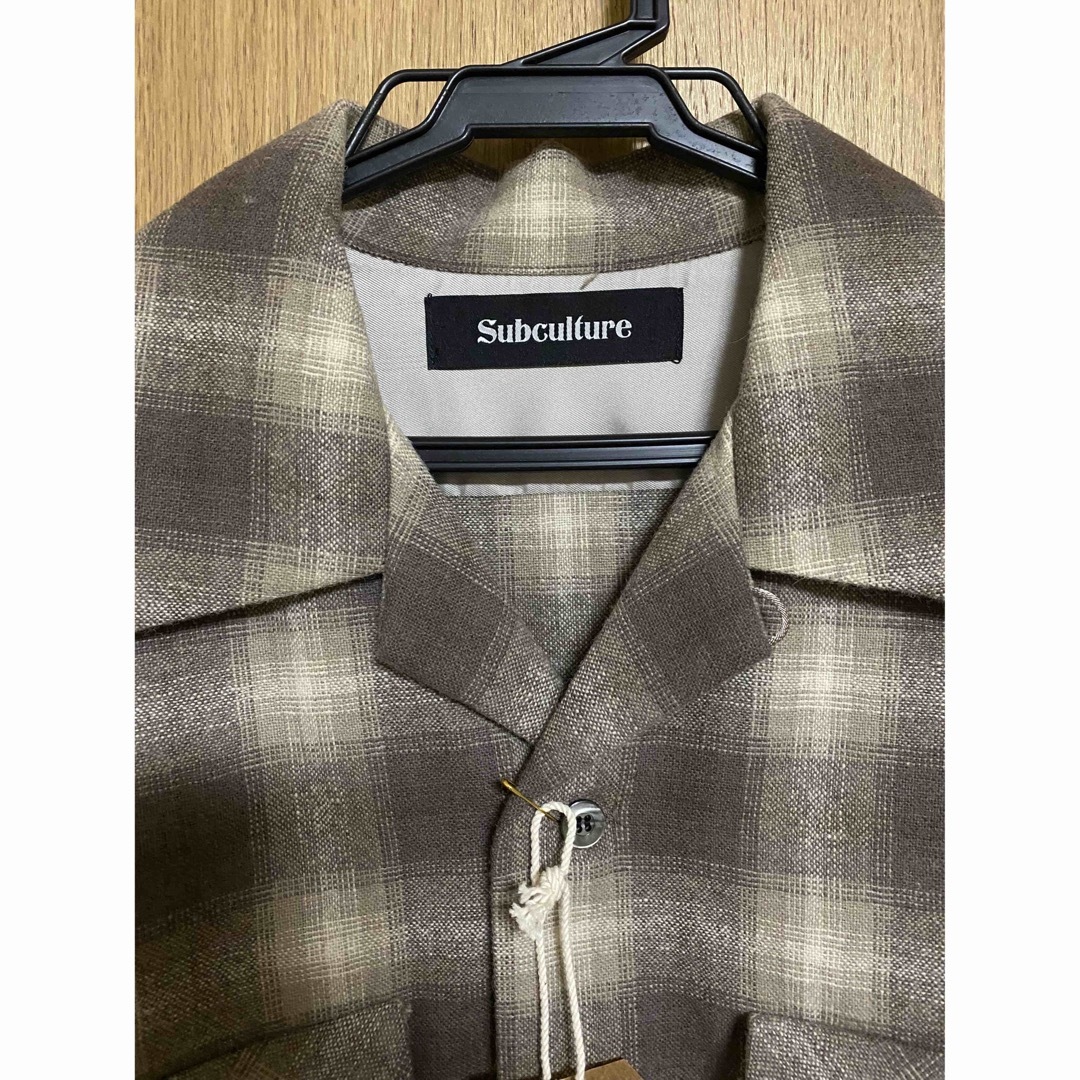 【SC Subculture】WOOL CHECK SHIRT PURPLE ２木村拓哉着