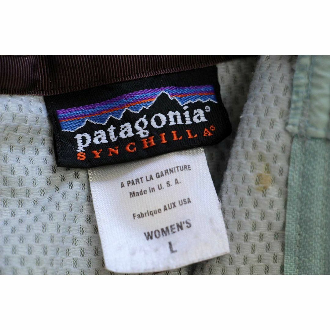 売上最激安 00s USA製 patagoniaパタゴニア レトロX シンチラフリース ジャケット ミント W-L★オールド アウトドア キャンプ パイル ボア