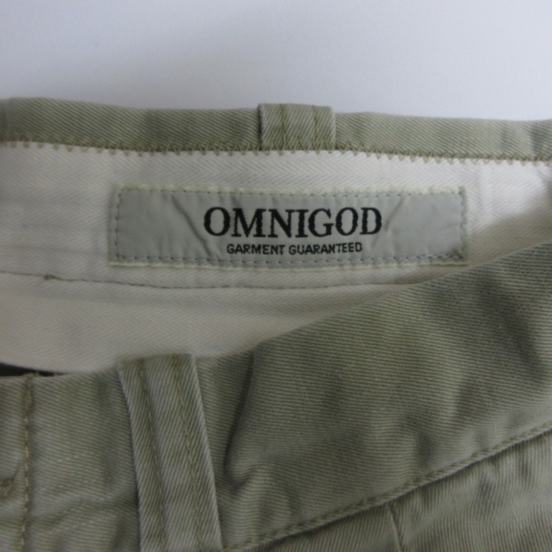 OMNIGOD(オムニゴッド)のオムニゴッド OMNIGOD メンズ ショートパンツ カーキ系 サイズ3W78  メンズのパンツ(ショートパンツ)の商品写真