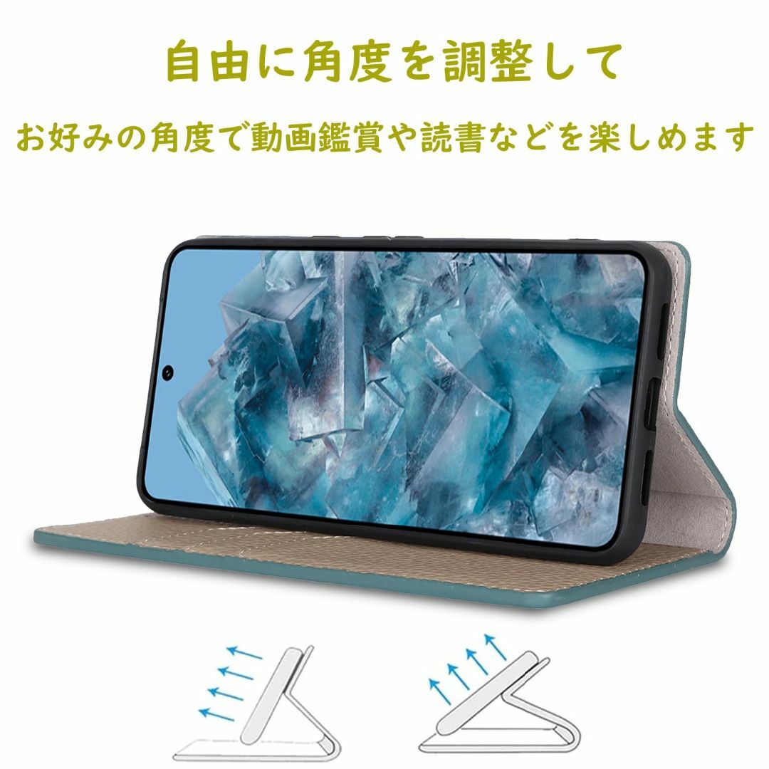 【色: スカイブルー（本革）】Ｈａｖａｙａ Google Pixel 8 Pro スマホ/家電/カメラのスマホアクセサリー(その他)の商品写真