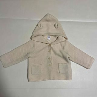 ベビーギャップ(babyGAP)のBaby Gap くま耳 カーディガン 長袖(カーディガン/ボレロ)