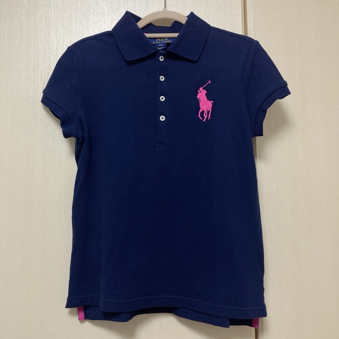 POLO RALPH LAUREN(ポロラルフローレン)のポロラルフローレン  ビッグポニー コットン 半袖ポロシャツ ネイビー 紺 紙袋 エンタメ/ホビーのエンタメ その他(その他)の商品写真