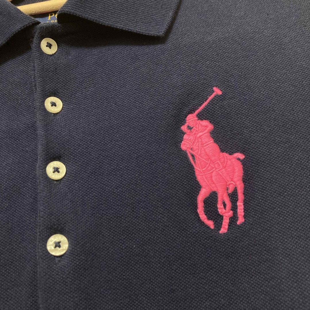 POLO RALPH LAUREN(ポロラルフローレン)のポロラルフローレン  ビッグポニー コットン 半袖ポロシャツ ネイビー 紺 紙袋 エンタメ/ホビーのエンタメ その他(その他)の商品写真