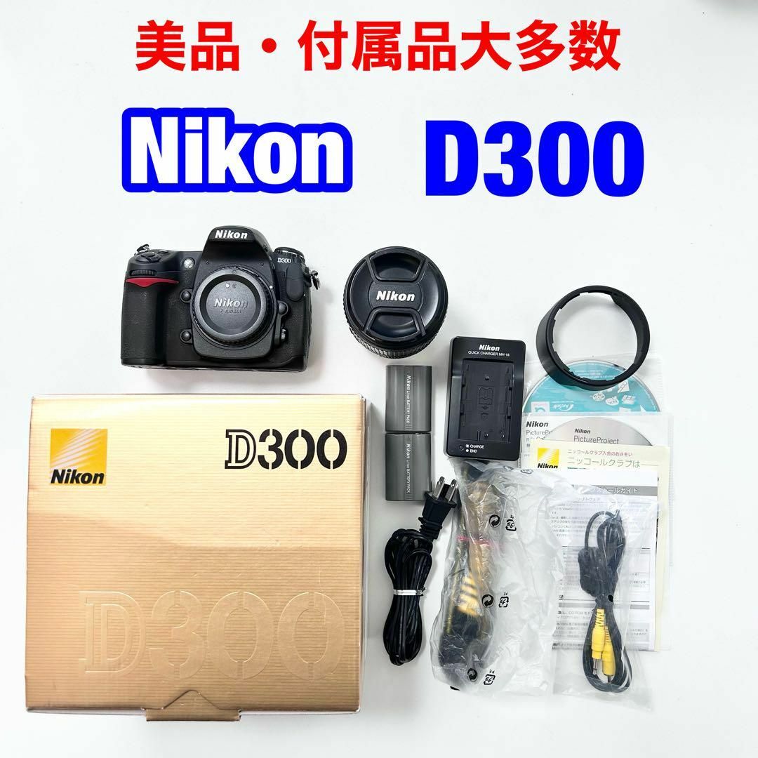 NIKON　D300 レンズ、電池入れ付