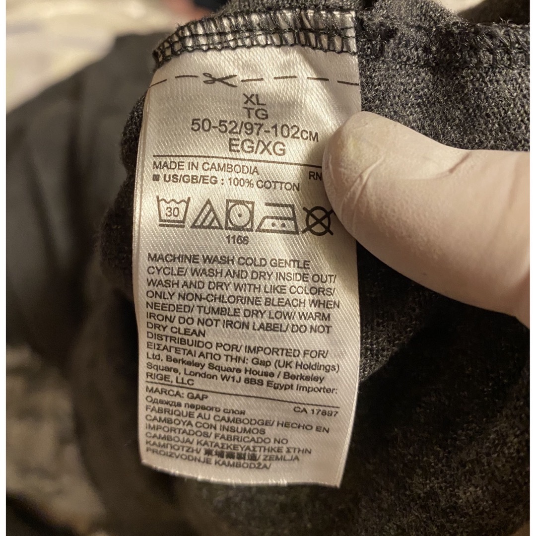 GAP - GAP ギャップ 長袖 トップス XL 新品 タグ付き 定価 4900 GAP - GAP ギャップ 長袖 トップス XL 新品 タグ付き 定価 4900