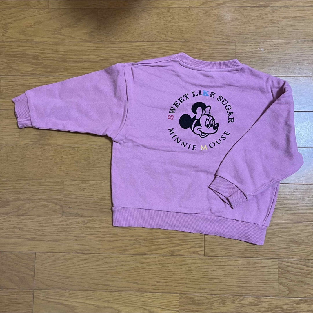 しまむら(シマムラ)のミニーマウス トレーナー キッズ/ベビー/マタニティのキッズ服女の子用(90cm~)(Tシャツ/カットソー)の商品写真