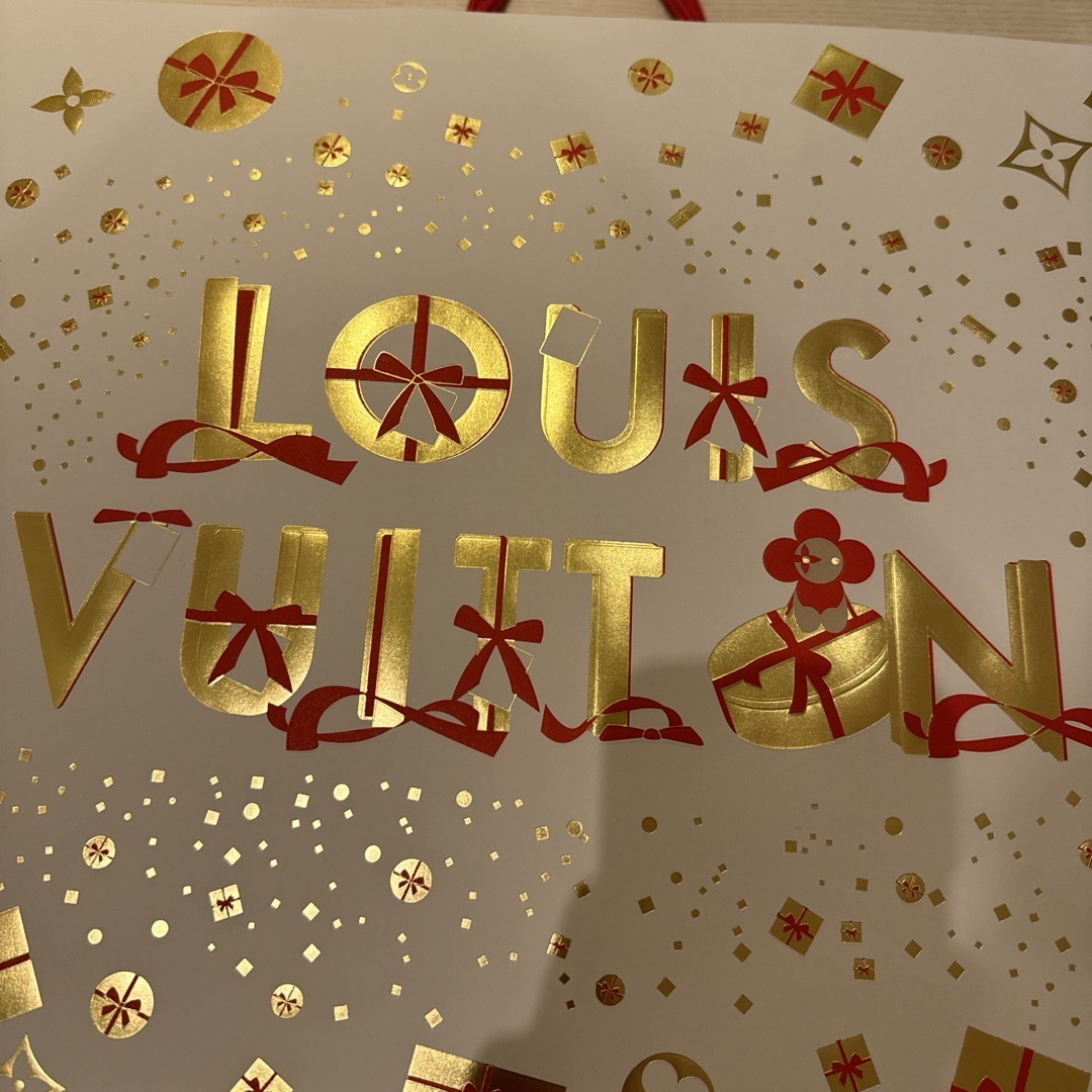 LOUIS VUITTON - ルイヴィトン 紙袋 ショップ袋 クリスマスの LOUIS VUITTON - ルイヴィトン 紙袋 ショップ袋 クリスマスの
