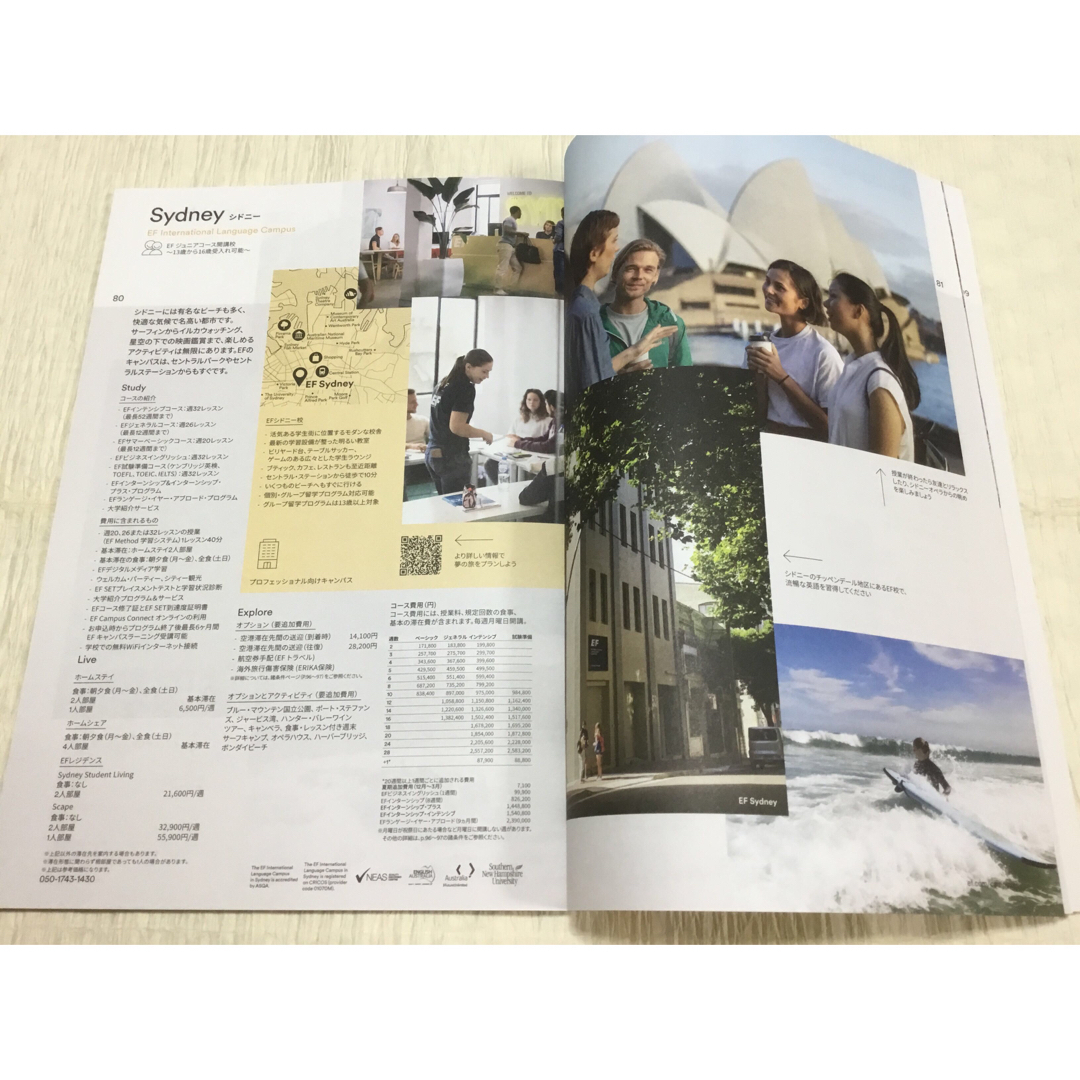EF海外語学留学のカタログ エンタメ/ホビーの本(趣味/スポーツ/実用)の商品写真