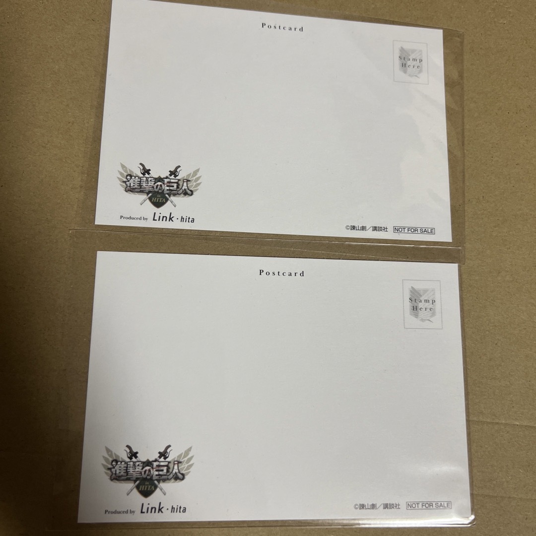 進撃の巨人　ポストカード エンタメ/ホビーのアニメグッズ(カード)の商品写真