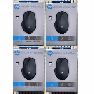 ヒューレットパッカード(HP)の新品 HP 280 静音 ワイヤレスマウス 4個(PC周辺機器)