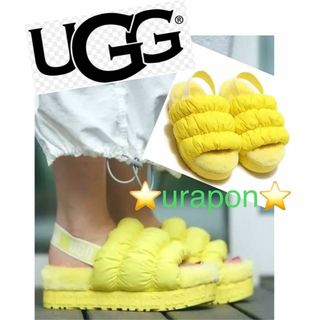 アグ(UGG)の入手困難✨超美品✨22～22.5位✨UGG✨SCRUNCHITA✨スクランチータ(サンダル)