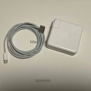 アップル(Apple)のApple 96W充電器＋Macbook用Magsafe3ケーブル（2m）(PC周辺機器)
