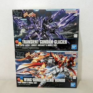 バンダイ(BANDAI)の未開封◇HG トランジェントガンダムグレイシャー＆ウイングガンダムゼロ炎(模型/プラモデル)