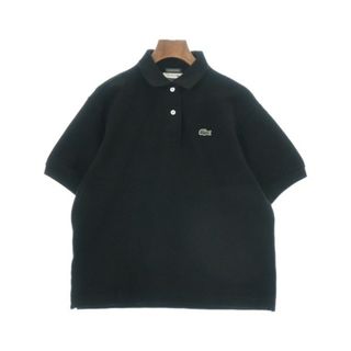 ラコステ(LACOSTE)のLACOSTE ラコステ ポロシャツ 36(XS位) 黒 【古着】【中古】(ポロシャツ)