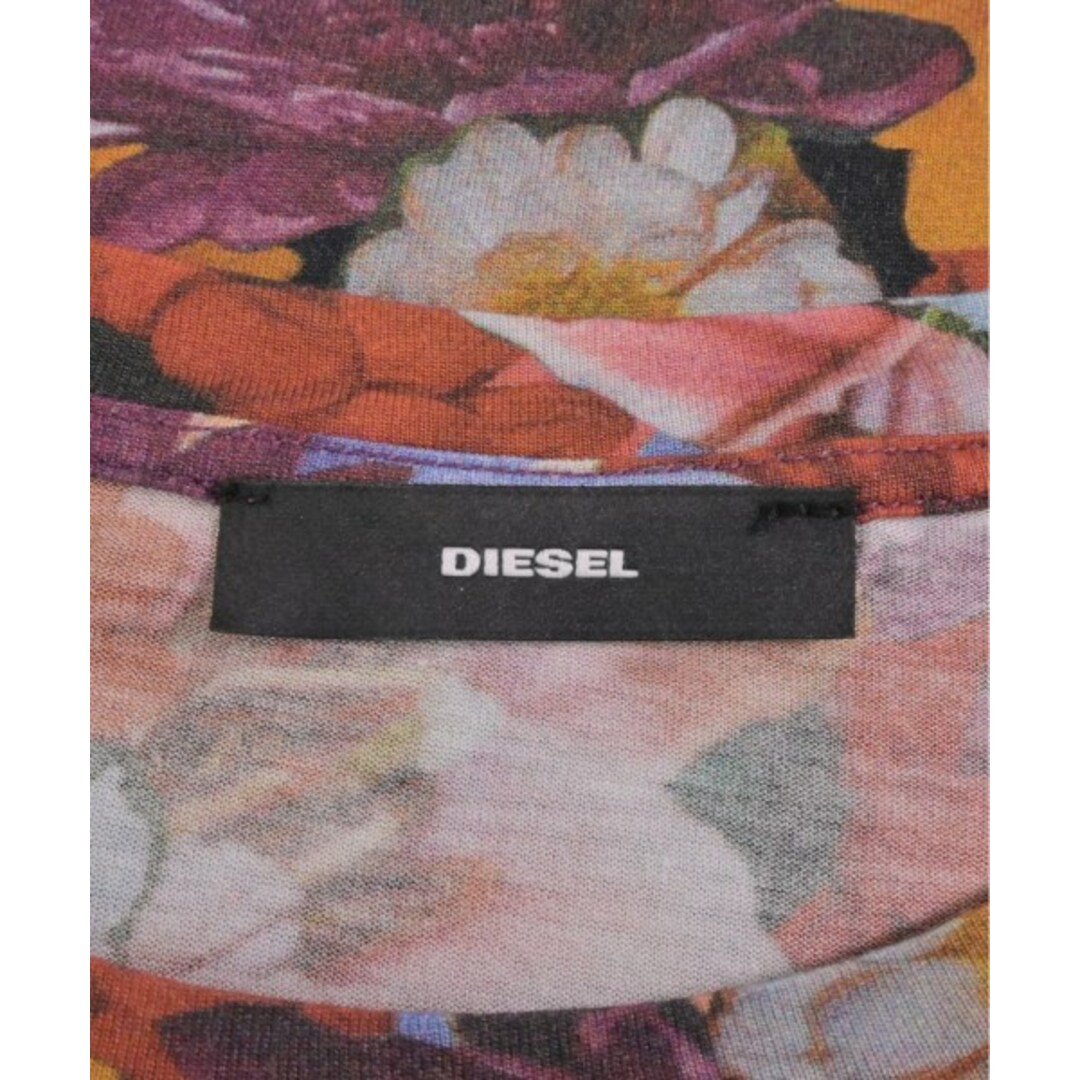 DIESEL(ディーゼル)のDIESEL ディーゼル タンクトップ F 赤x青xオレンジ等(花柄) 【古着】【中古】 レディースのトップス(タンクトップ)の商品写真