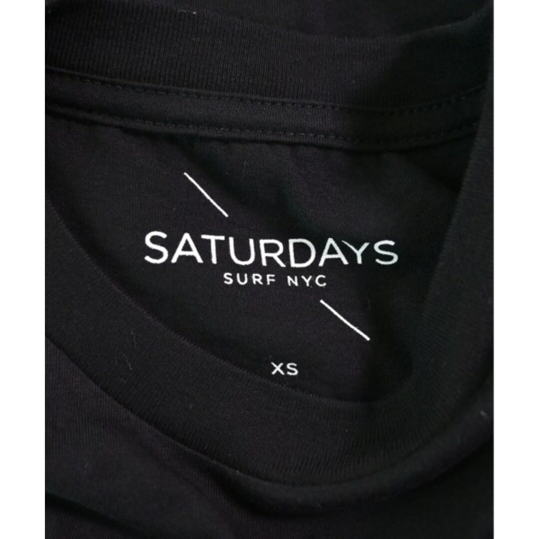 SATURDAYS SURF NYC(サタデーズサーフニューヨークシティー)のSATURDAYS SURF NYC Tシャツ・カットソー XS 黒 【古着】【中古】 メンズのトップス(Tシャツ/カットソー(半袖/袖なし))の商品写真