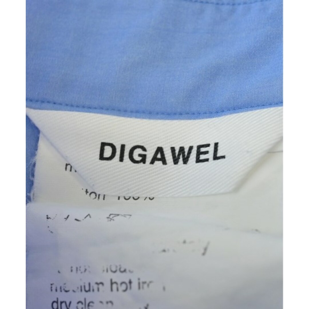 DIGAWEL(ディガウェル)のDIGAWEL ディガウェル カジュアルシャツ 0(XS位) 青 【古着】【中古】 メンズのトップス(シャツ)の商品写真